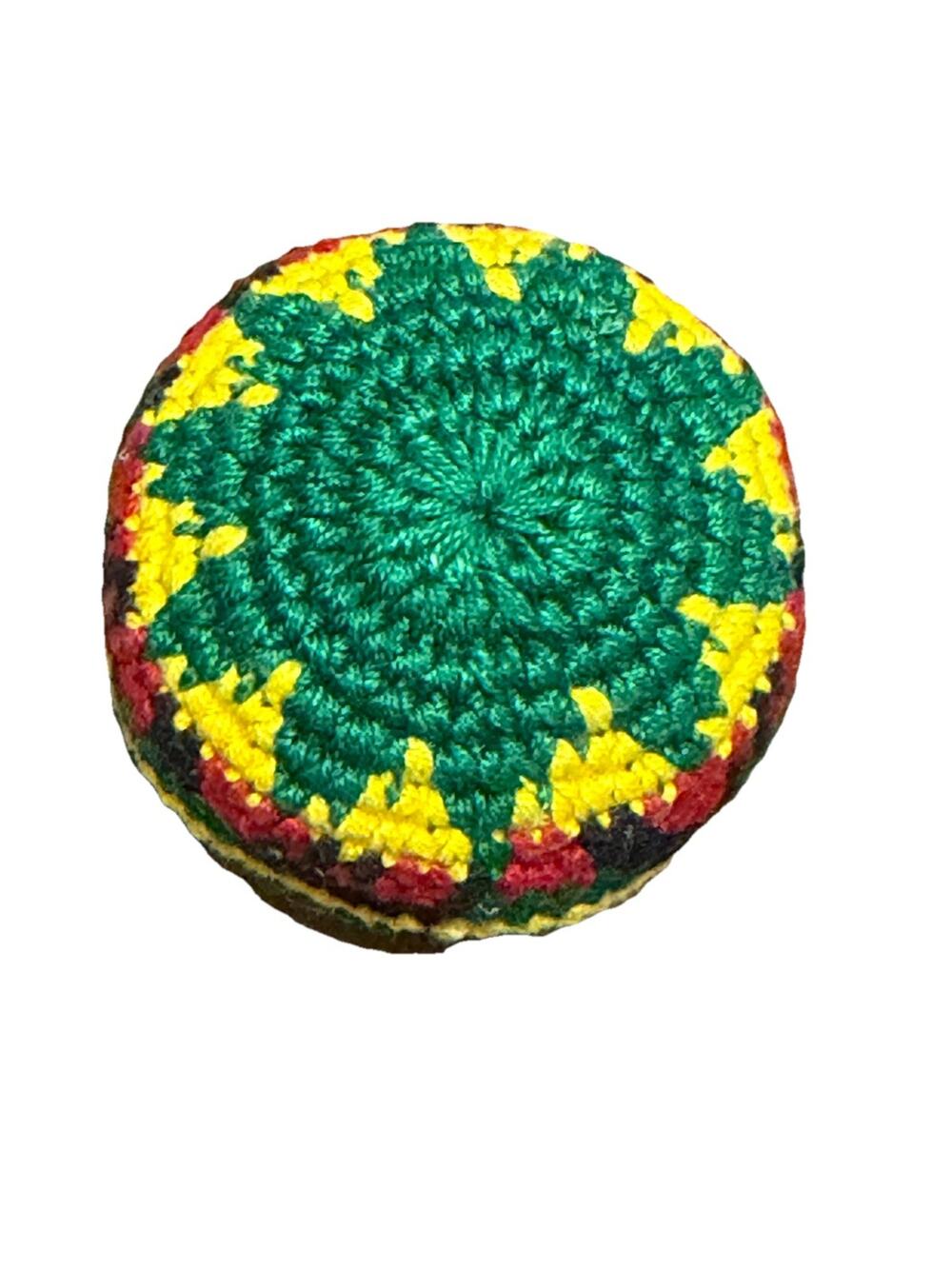🔥World Footbag Boota Bag Crochet Hacky Green Star BNWT🔥